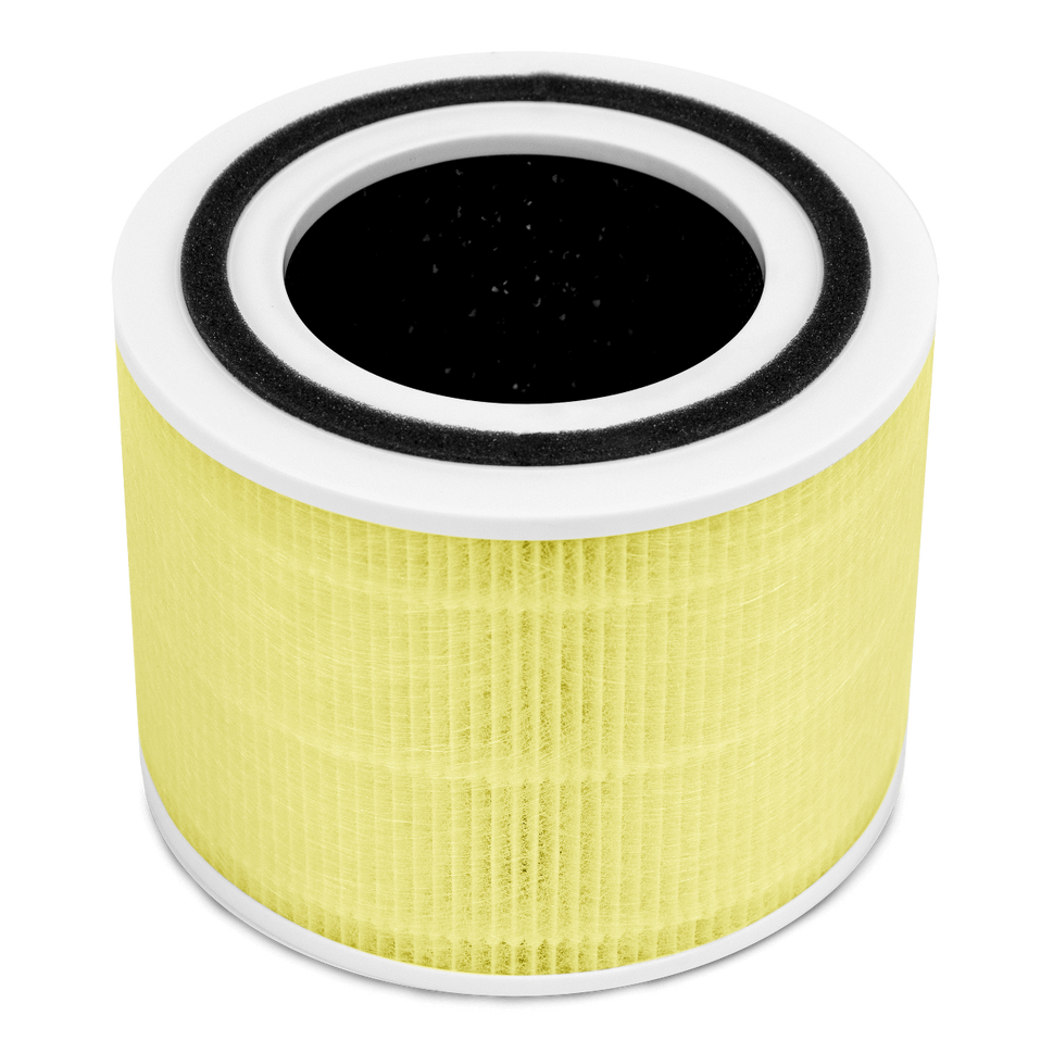 Levoit - Core 300S True HEPA 3-Stage Pet Allergy Replacement Filter - Yellow