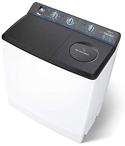 Hitachi Semi Automatic Washing Machine Top Load Twin tub , Grey, 16 kg, PS1605SJ3CGXDGR