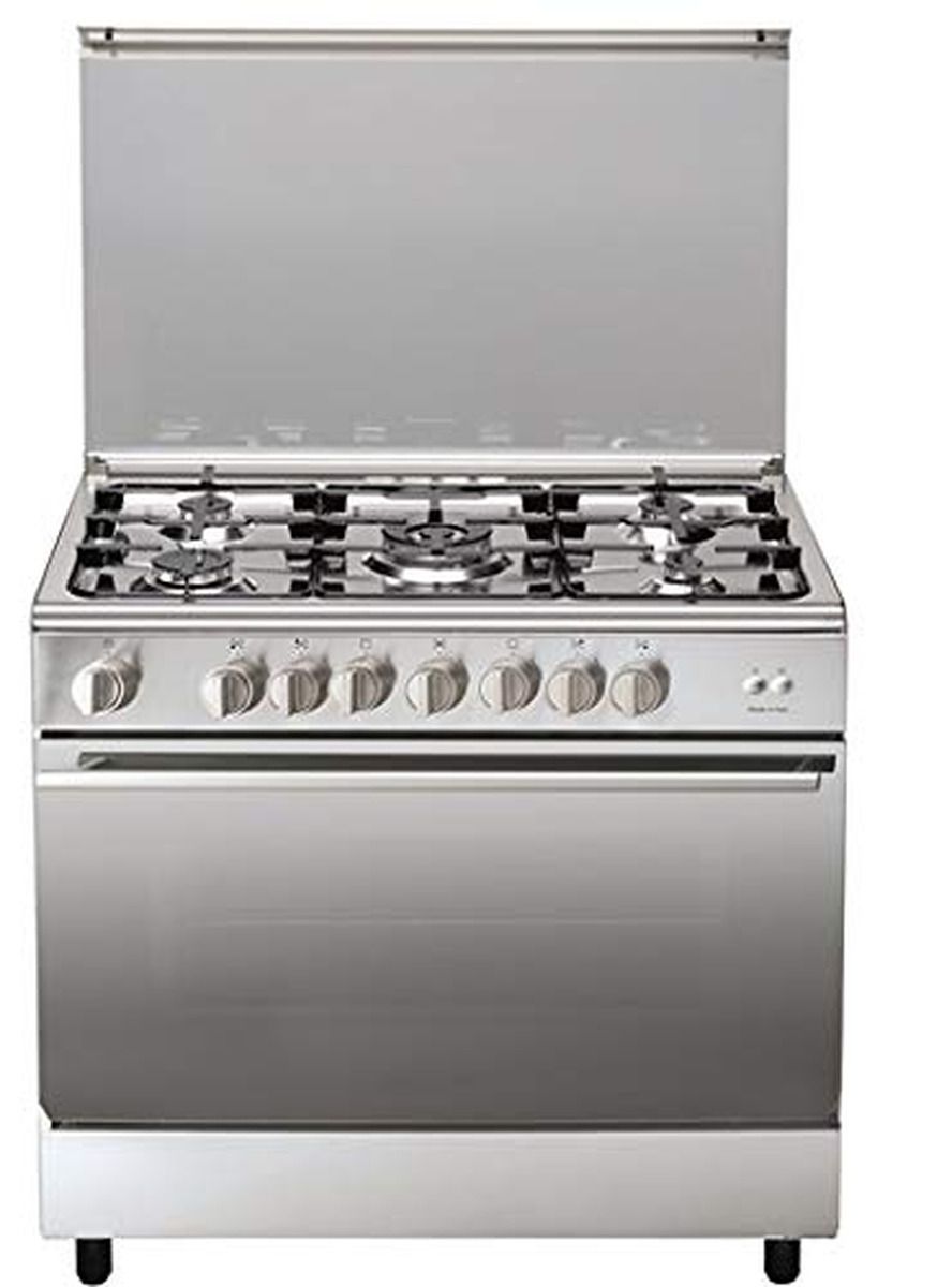 Ariston Cooker 90 Cms, Cast Iron Grids, Inox Made In Italy