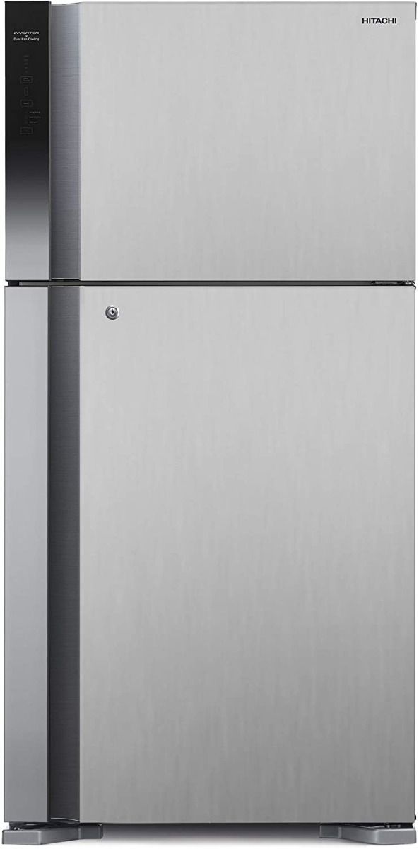 Hitachi Big 2 Refrigerator RV715PUK7KPSV, 710L gross, Platinum Silver