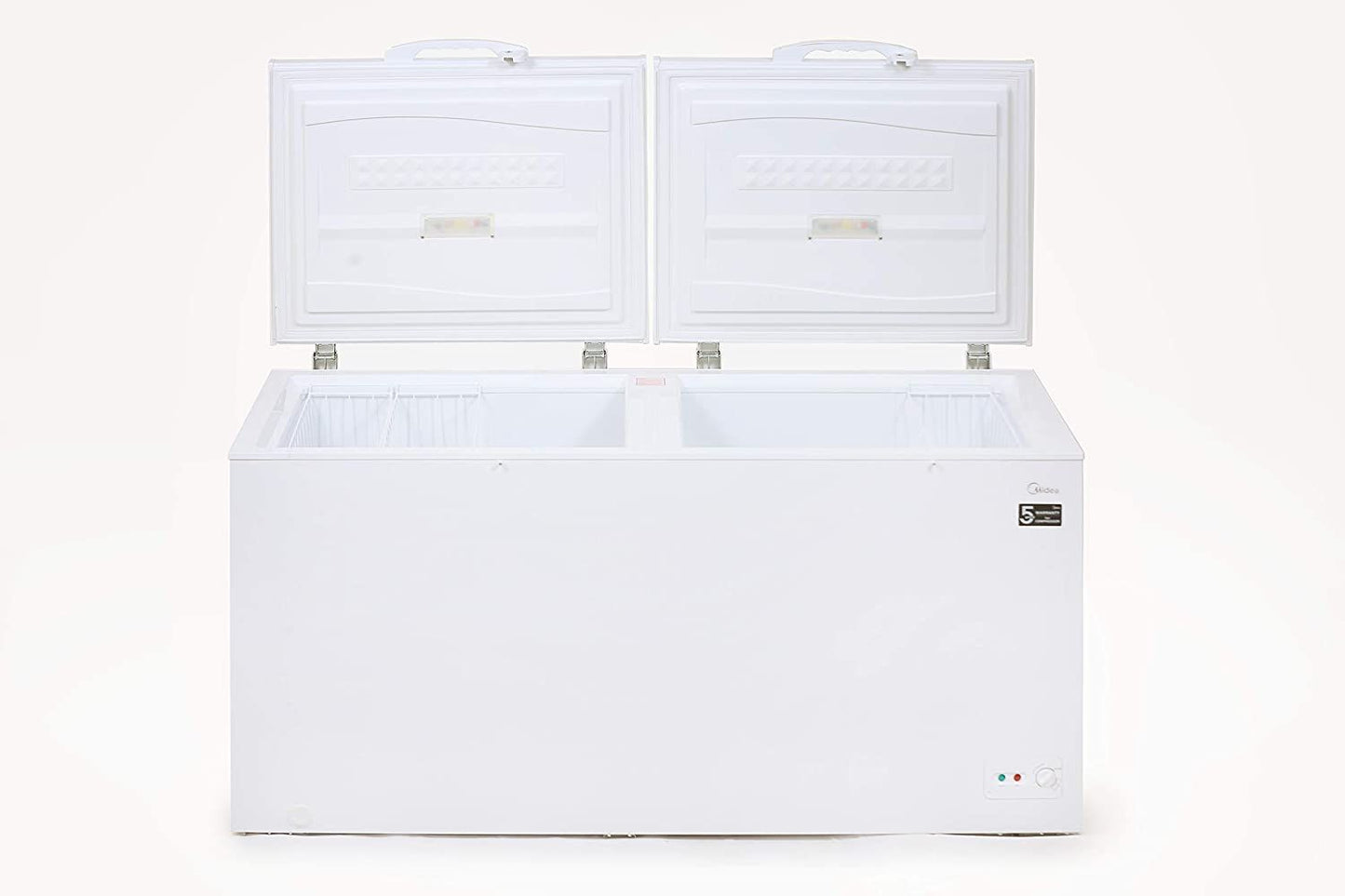 Midea HD670C Chest Freezer White Color 512 Ltr Gross Capacity 2 Door