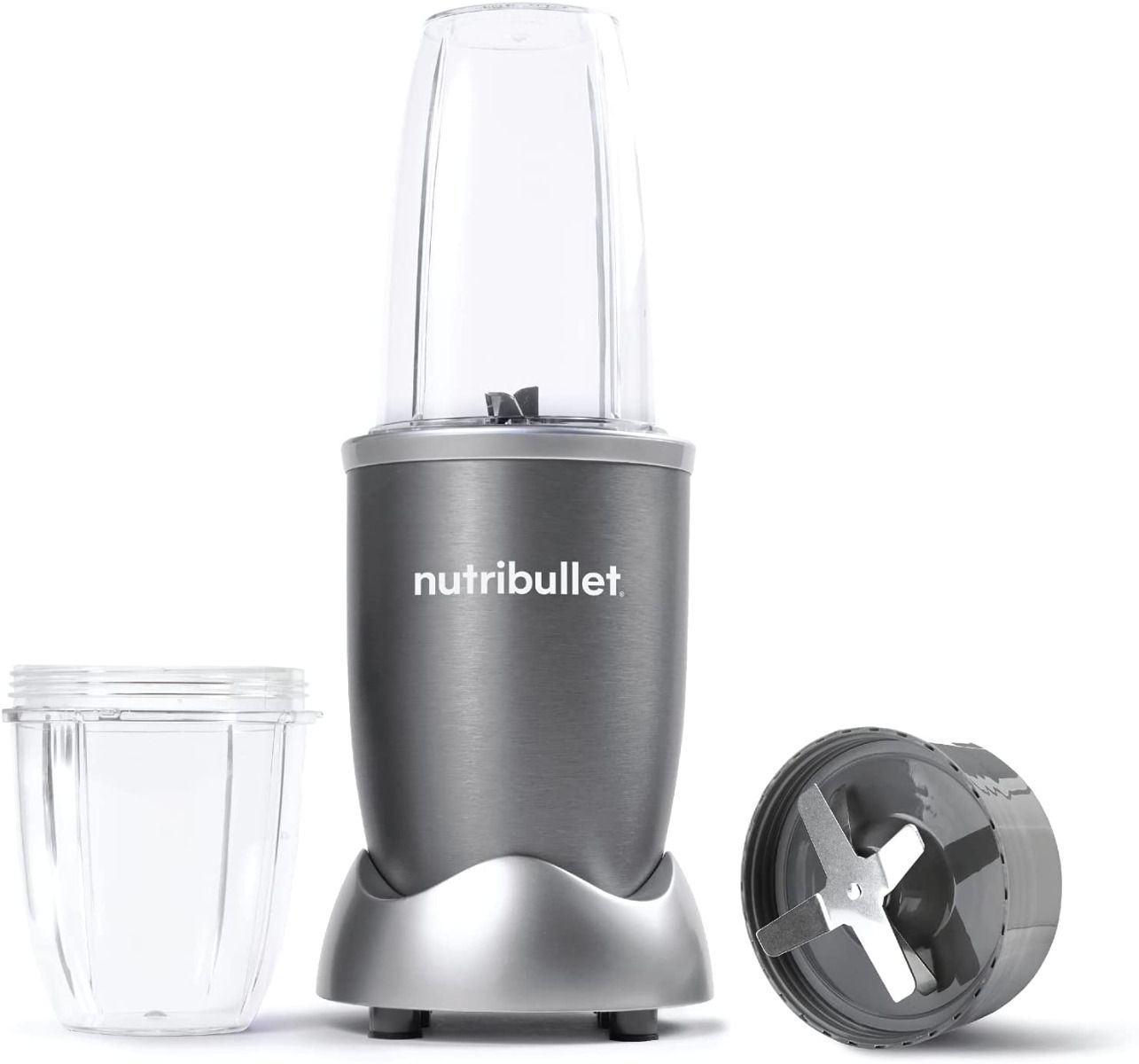 NutriBullet - High Speed Blender 600 Watts 6pc-Set - Grey
