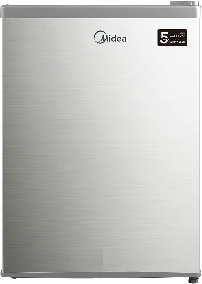 Midea HS87LS Direct Cool Refrigerator, Silver - Net Capacity 67 Liters