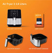 Nutricook - Air Fryer 2, 3.6L, 1500W - Silver & Black