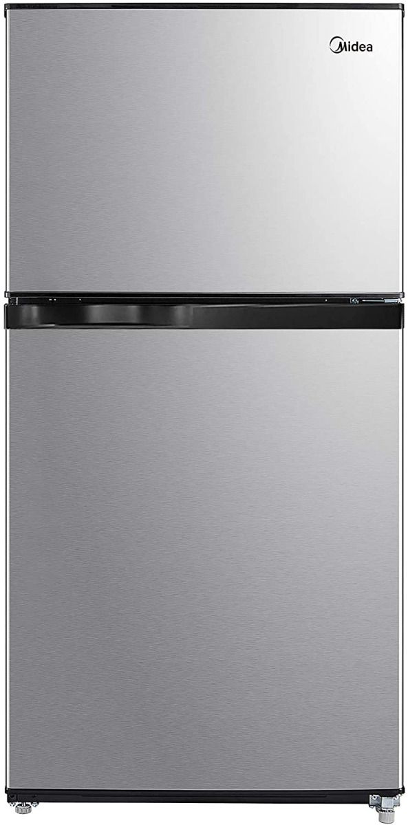 Midea Refrigerator, Dazzling Silver, 608 Litres, HD790FWEN