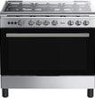 Midea 90*60cm Gas Cooker, Stainless Steel with Full Safety, LME95028FFD