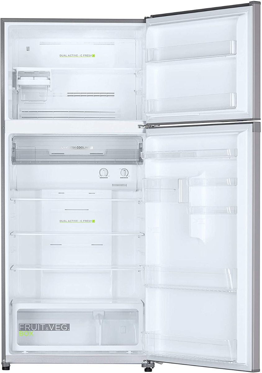 Midea Refrigerator, Dazzling Silver, 608 Litres, HD790FWEN