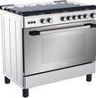 Midea 90x60 Gas Cooker, with SABAF Italian Burners and Convection Fan for Oven, Cast Iron Pan Support, Full Safety, LME95030FFD-C