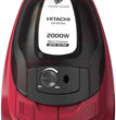 Hitachi Cyclonic Type Vacuum Cleaner with HEPA filter - Red- CVSF20V24CBSLBR