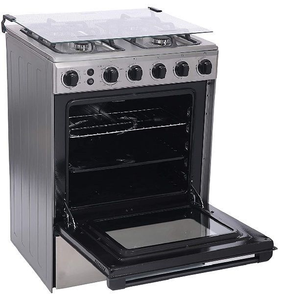 Midea BME62058FFD-D 60cm Gas Cooker, with Full Safety, Auto Ignition, Rotisserie