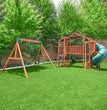 Kidkraft - Boulder Bluff 2-in-1 Wooden Swing Set