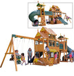 Kidkraft - Bear Cave Lodge Wooden Swing Set