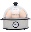 Nutricook - Rapid Egg Cooker 7 Egg Capacity - Silver