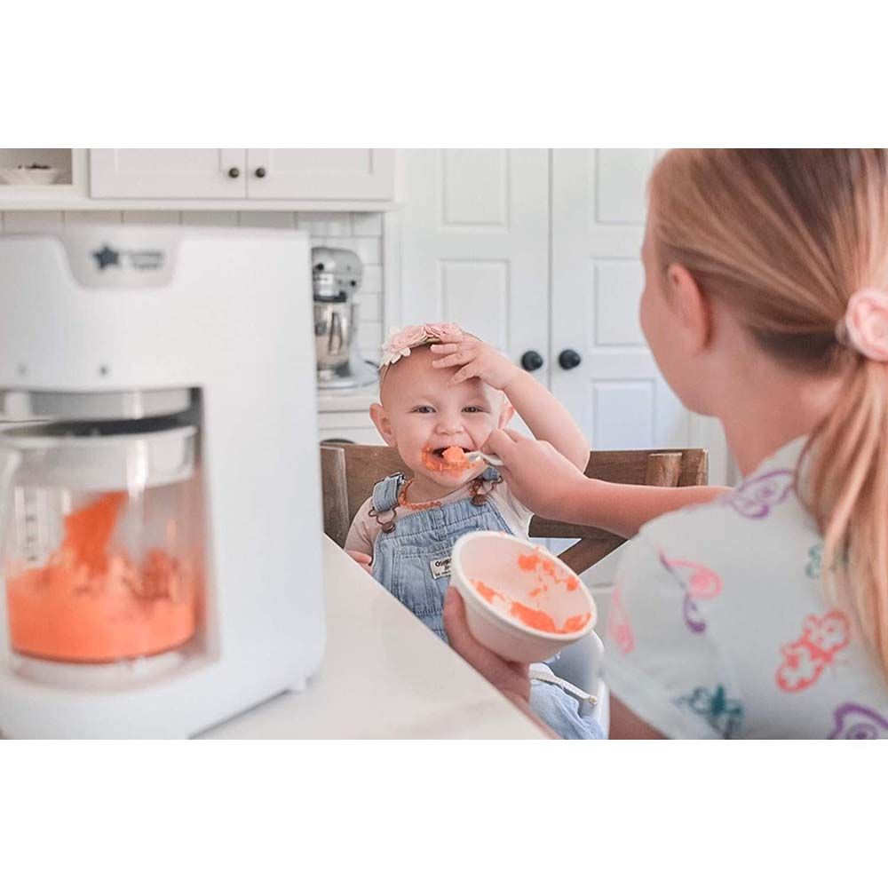 Tommee Tippee - Quick Cook Baby Food Steamer Blender - White